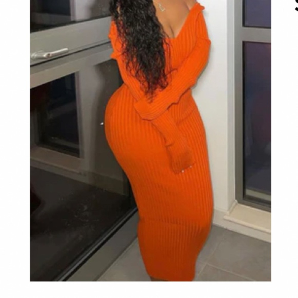 Kallan Knit dress, long